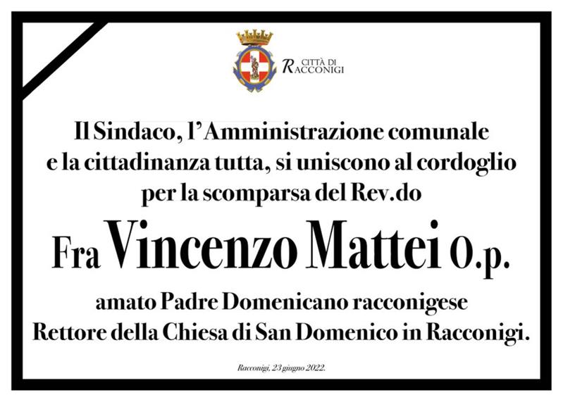 Fra Vincenzo Mattei O.p.