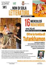 A Racconigi una serata dedicata alla tomba di Tutankhamon.