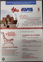 55° anniversario fondazione gruppo Avis Racconigi. 